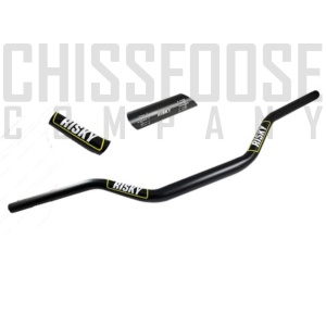 Manubrio de aluminio negro solido universal